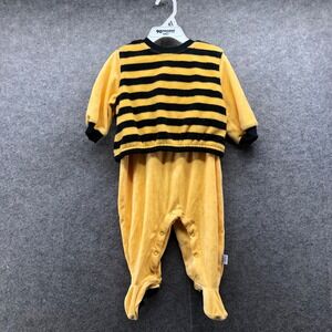 Vintage Y2K First Moments Plush Bumble Bee Halloween Costume Romper 12M Baby